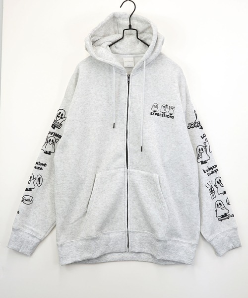 Burner（バーナー）の「【GROOVY STORE】ワイドシルエット レトロデザイン裏起毛ZIPパーカー 韓国系（パーカー・メンズ・ブラック/B/その他1/その他2/その他3/C/D/ホワイト/A/スモーキーグリーン系/スミクロ/その他4・M/L/LL）」の20枚目の写真