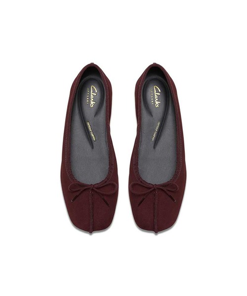 Clarks クラークス フレッククルアイス 黒 バレエシューズ【並行輸入品】 Freckle Ice / フレックルアイス （ブラックレザー） -Clarks