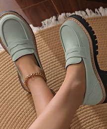 ADDITION STORE（アディションストア）の「＼色展開が可愛い♪／ コインローファー (やや厚底)（ローファー）」