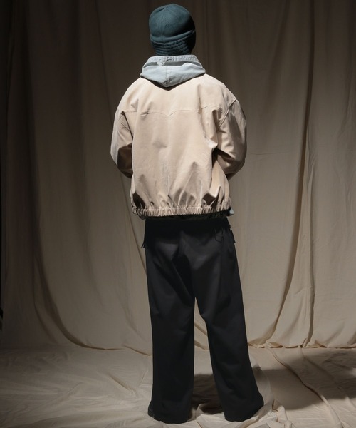 niko and...(ニコアンド)の「ワイドタックジップポケパンツ(その他パンツ・メンズ・ブラック/スモーク・LARGE/MEDIUM)」の9枚目の写真