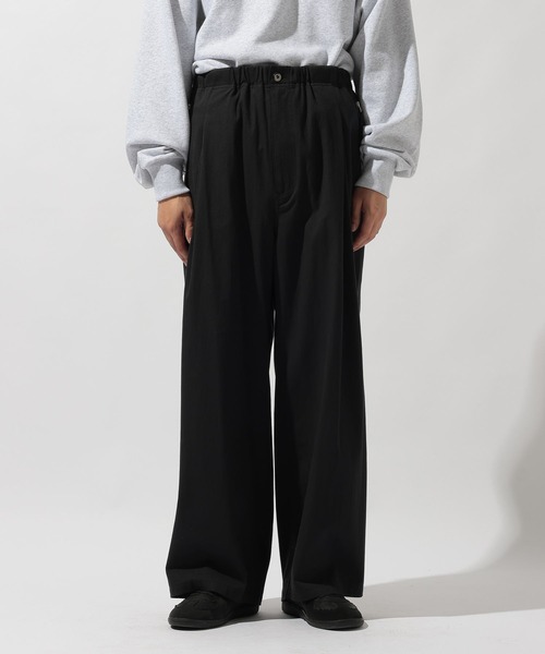 niko and...(ニコアンド)の「ワイドタックジップポケパンツ(その他パンツ・メンズ・ブラック/スモーク・LARGE/MEDIUM)」の21枚目の写真