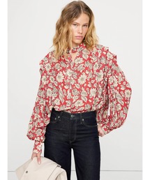 Banana Republic（バナナリパブリック）の「シアー プリーツ ショルダー トップス（シャツ/ブラウス）」