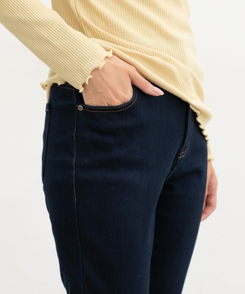 Honeys(ハニーズ)の「【ハニぽか】暖デニムスキニー(股下63cm)(その他パンツ・レディース・ワンウォッシュ/ブラック・L/SS/S/M/LL)」の15枚目の写真