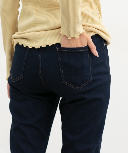 Honeys(ハニーズ)の「【ハニぽか】暖デニムスキニー(股下63cm)(その他パンツ・レディース・ワンウォッシュ/ブラック・L/SS/S/M/LL)」の16枚目の写真