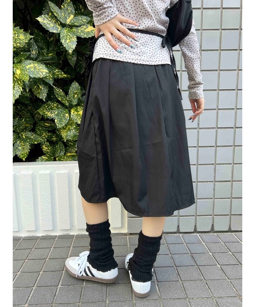 WC(ダブル シー)の「《2点セット★》ミニポシェットセットミドルスカート(スカート・レディース・ブラック/グレー・FREE)」の8枚目の写真