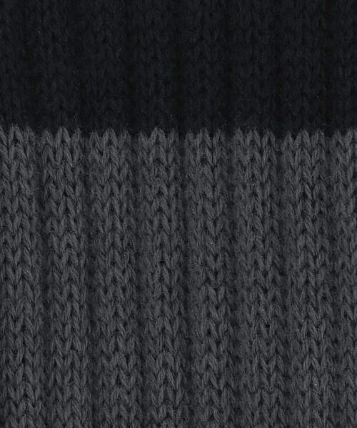 BEAUTY&YOUTH UNITED ARROWS（ビューティーアンドユースユナイテッドアローズ）の「2ライン パイル クルー ソックス（ソックス/靴下・メンズ・ホワイト/オフホワイト/ナチュラル/ブラック・FREE）」の5枚目の写真