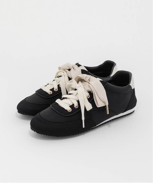 セール】ダブルリボンロープロファイルスニーカー（スニーカー
