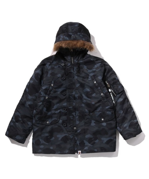 COLOR CAMO N-3B PADDED JACKET（ミリタリージャケット）｜A BATHING 