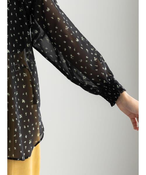 Te chichi（テチチ）の「パターンアソートシフォンボウタイブラウス《2025Autumn catalog vol.2 item》（シャツ/ブラウス・レディース・チャコールグレー/ブラック/ボルドー/ブラウン・F）」の13枚目の写真