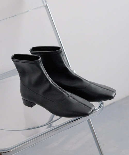 LOWRYS FARM(ローリーズファーム)の「ストレッチローヒールブーツ 595723(ブーツ・レディース・ブラウン系その他/ブラック/ブラウン・LARGE/MEDIUM)」の22枚目の写真