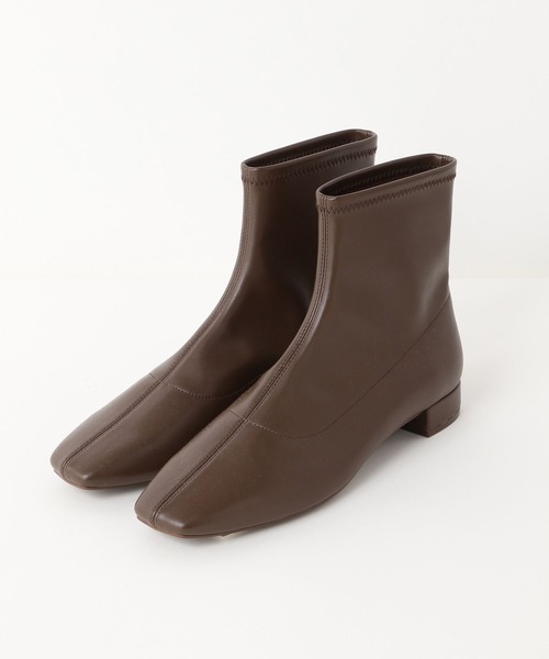 LOWRYS FARM(ローリーズファーム)の「ストレッチローヒールブーツ 595723(ブーツ・レディース・ブラウン系その他/ブラック/ブラウン・LARGE/MEDIUM)」の12枚目の写真