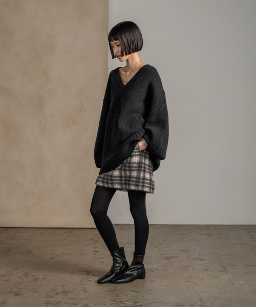 LOWRYS FARM(ローリーズファーム)の「ストレッチローヒールブーツ 595723(ブーツ・レディース・ブラウン系その他/ブラック/ブラウン・LARGE/MEDIUM)」の10枚目の写真