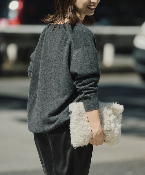 セール】Cashmere100 Vネック knit（ニット/セーター）｜VERMEIL par