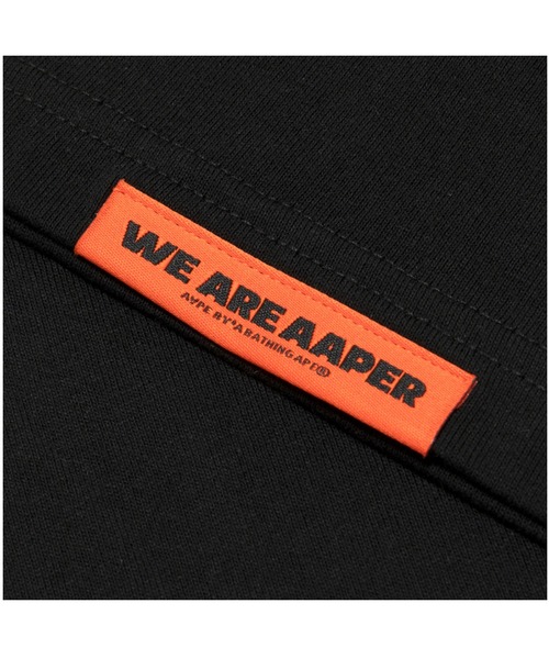 AAPE BY A BATHING APE（エーエイプバイアベイシングエイプ）の「AAPER "Peace" LONG SLEEVE TEE（Tシャツ/カットソー・メンズ・ブラック/アイボリー・SMALL/LARGE/MEDIUM/XX-LARGE/X-LARGE）」の10枚目の写真