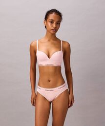 Calvin Klein（カルバン・クライン）の「Icon Cotton Modal プッシュアッププランジブラ（ブラジャー）」