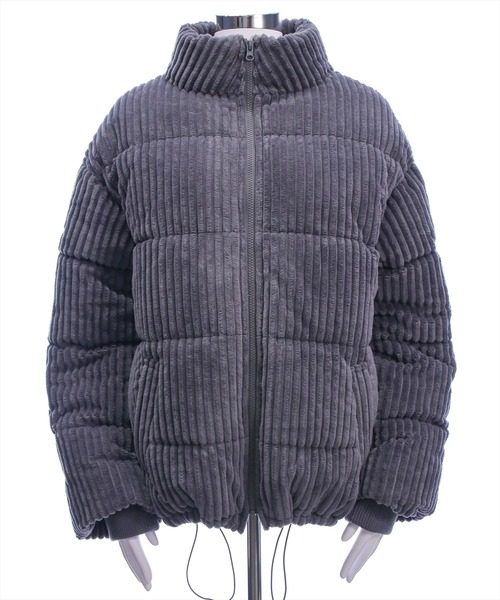 clear（クリア）の「コーデュロイ中綿アウター［大人 カジュアル 着回し力抜群］（ダウンジャケット/コート・レディース・アイボリー/ライトピンク/チャコールグレー・F）」の16枚目の写真