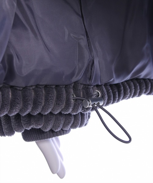 clear（クリア）の「コーデュロイ中綿アウター［大人 カジュアル 着回し力抜群］（ダウンジャケット/コート・レディース・アイボリー/ライトピンク/チャコールグレー・F）」の8枚目の写真