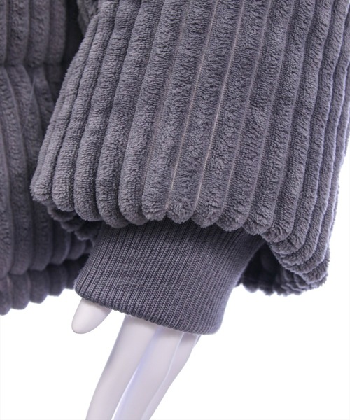 clear（クリア）の「コーデュロイ中綿アウター［大人 カジュアル 着回し力抜群］（ダウンジャケット/コート・レディース・アイボリー/ライトピンク/チャコールグレー・F）」の13枚目の写真