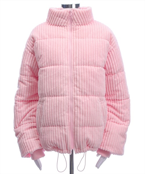 clear（クリア）の「コーデュロイ中綿アウター［大人 カジュアル 着回し力抜群］（ダウンジャケット/コート・レディース・アイボリー/ライトピンク/チャコールグレー・F）」の11枚目の写真