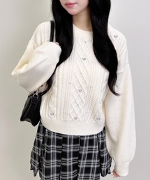 トップス（ホワイト/白色系・ビジュー）ファッション通販 - ZOZOTOWN