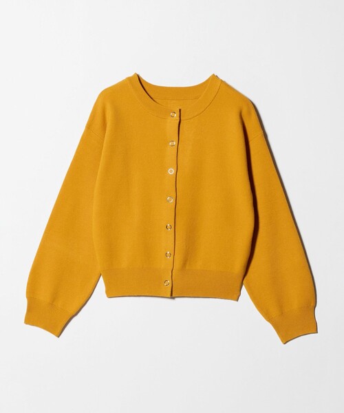 A DAY IN THE LIFE UNITED ARROWS(アデイインザライフユナイテッドアローズ)の「スウェットライク 2WAY カーディガン <A DAY IN THE LIFE>(カーディガン/ボレロ・レディース・ダークグレー/マスタード/コバルトブルー/オフホワイト・FREE)」の4枚目の写真