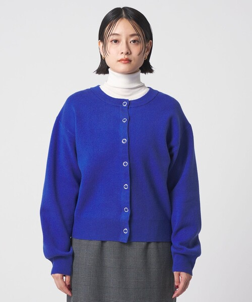 A DAY IN THE LIFE UNITED ARROWS(アデイインザライフユナイテッドアローズ)の「スウェットライク 2WAY カーディガン <A DAY IN THE LIFE>(カーディガン/ボレロ・レディース・ダークグレー/マスタード/コバルトブルー/オフホワイト・FREE)」の9枚目の写真