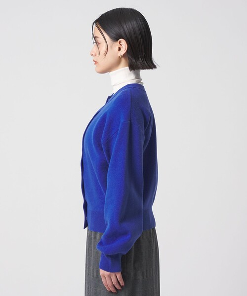 A DAY IN THE LIFE UNITED ARROWS(アデイインザライフユナイテッドアローズ)の「スウェットライク 2WAY カーディガン <A DAY IN THE LIFE>(カーディガン/ボレロ・レディース・ダークグレー/マスタード/コバルトブルー/オフホワイト・FREE)」の10枚目の写真