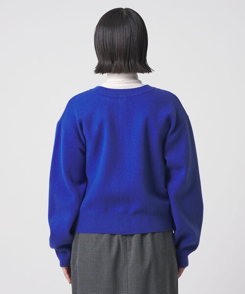 A DAY IN THE LIFE UNITED ARROWS(アデイインザライフユナイテッドアローズ)の「スウェットライク 2WAY カーディガン <A DAY IN THE LIFE>(カーディガン/ボレロ・レディース・ダークグレー/マスタード/コバルトブルー/オフホワイト・FREE)」の11枚目の写真