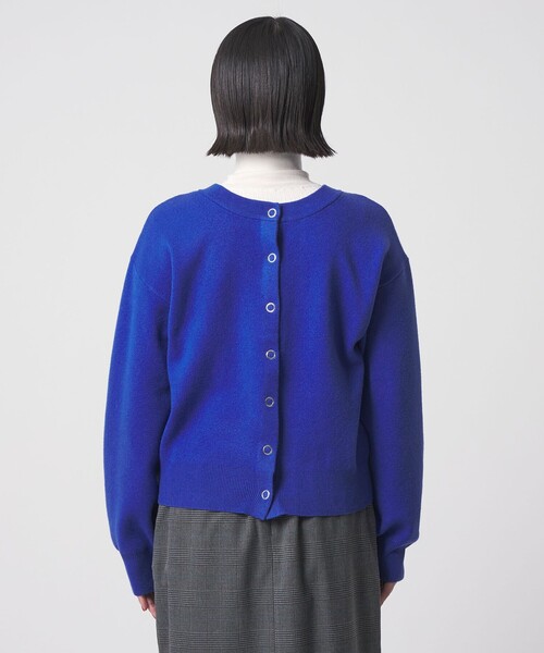 A DAY IN THE LIFE UNITED ARROWS(アデイインザライフユナイテッドアローズ)の「スウェットライク 2WAY カーディガン <A DAY IN THE LIFE>(カーディガン/ボレロ・レディース・ダークグレー/マスタード/コバルトブルー/オフホワイト・FREE)」の14枚目の写真