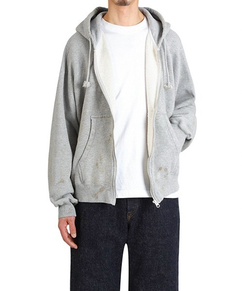 JACKSON MATISSE（ジャクソンマティス）の「JACKSON MATISSE / ジャクソンマティス：Full Zip Up Parka：JM25SS009[STD]（パーカー・メンズ・グレー・M/L）」の2枚目の写真