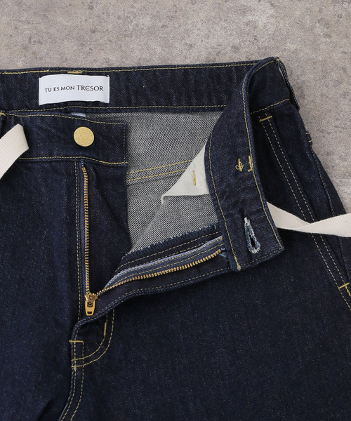 Tu es mon TRESOR(トゥ エ モン トレゾア)の「【TU ES MON TRESOR/トゥ エ モン トレゾア】 The Opal Jean(デニムパンツ・レディース・ネイビー・25/26/27)」の6枚目の写真