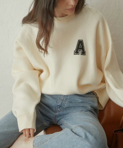 セール】A logo sweat ニット（ニット/セーター）｜ACYM（アシーム）の
