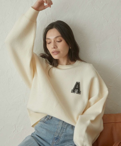 セール】A logo sweat ニット（ニット/セーター）｜ACYM（アシーム）の