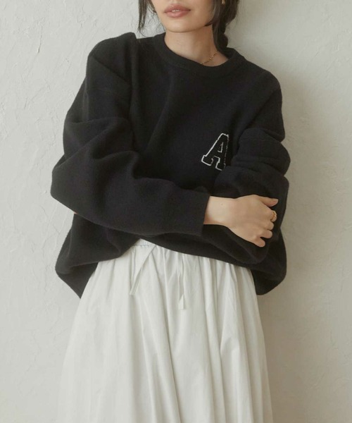 セール】A logo sweat ニット（ニット/セーター）｜ACYM（アシーム）の