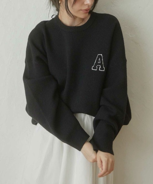 セール】A logo sweat ニット（ニット/セーター）｜ACYM（アシーム）の