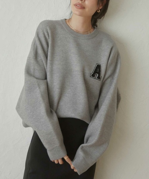 セール】A logo sweat ニット（ニット/セーター）｜ACYM（アシーム）の