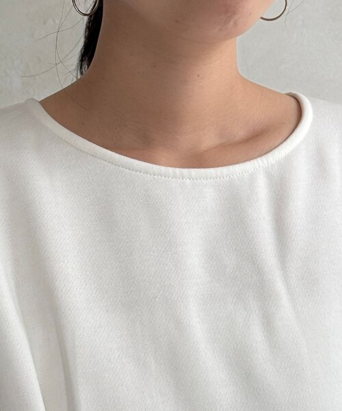 Chez toi(シェトワ)の「裏起毛タックペプラムプルオーバー(Tシャツ/カットソー・レディース・ブラウン/オフホワイト/ブラック・FREE)」の16枚目の写真