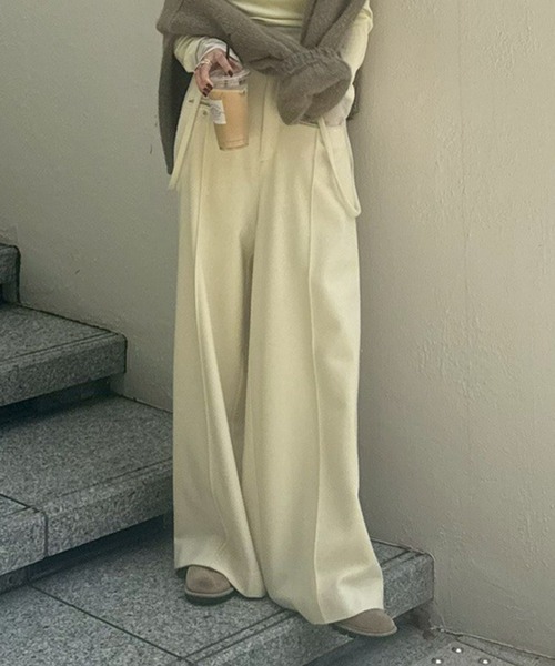 セール】2WAY WOOL SUSPENDERS PANTS（スラックス）｜Ameri（アメリ