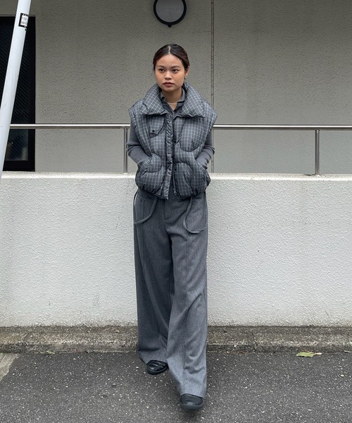 Ameri（アメリ）の「2WAY WOOL SUSPENDERS PANTS（スラックス）」 - WEAR