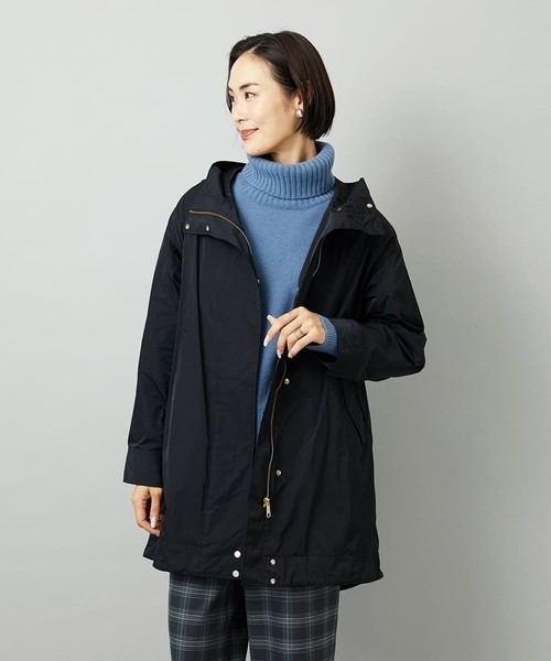 MICHEL KLEIN（ミッシェル・クラン）の「[定番人気]ハイネックニット（ニット/セーター・レディース・ライトグレー/パープル/ブルー/アイボリー/ベージュ/ターコイズブルー/チャコールグレー・38）」の11枚目の写真