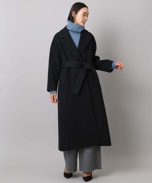 MICHEL KLEIN（ミッシェル・クラン）の「[定番人気]ハイネックニット（ニット/セーター・レディース・ライトグレー/パープル/ブルー/アイボリー/ベージュ/ターコイズブルー/チャコールグレー・38）」の19枚目の写真