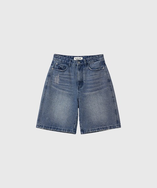 GENERAL IDEA（ジェネラルアイデア）の「【GENERAL IDEA】バミューダワイドデニムパンツ / WIDE BERMUDA DENIM PANTS（デニムパンツ・レディース・ブルー/ブラック/ダークネイビー/ブルー系・XL/L/M/S）」の18枚目の写真