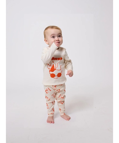 BOBO CHOSES(ボボショーズ)の「Roling dog all over legging(レギンス/スパッツ・キッズ・オフホワイト・24MONTH/18MONTH/12MONTH/9MONTH/6MONTH/3MONTH)」の2枚目の写真