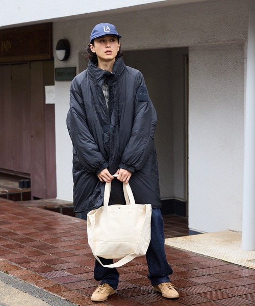 WILD THINGS（ワイルドシングス）の「WILD THINGS/ワイルドシングス PRIMALOFT SILVER INSULATION MONSTER PARKA ダブルジップ 中綿入りモンスターパーカー 収納フード（ダウンジャケット/コート・メンズ・ネイビー/オリーブ/ブラック・XL/L/M）」の18枚目の写真