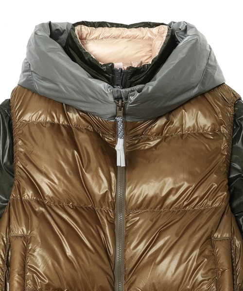 beautiful people（ビューティフルピープル）の「beautiful people NANGA multilayerring down vest blouson 1545103041（ダウンジャケット/コート・レディース・ベージュ・38）」の3枚目の写真