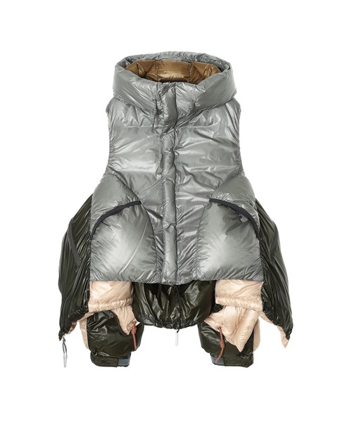 beautiful people（ビューティフルピープル）の「beautiful people NANGA multilayerring down vest blouson 1545103041（ダウンジャケット/コート・レディース・ベージュ・38）」の9枚目の写真