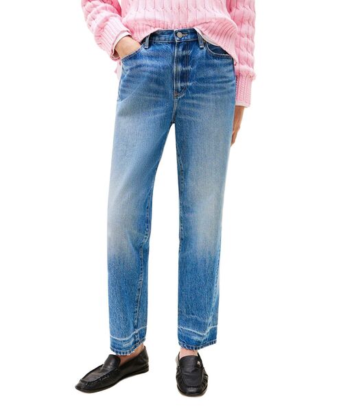 TOMMY HILFIGER(トミーヒルフィガー)の「クラシックストレートジーンズ(デニムパンツ・レディース・インディゴブルー・26inch/28inch/27inch)」の1枚目の写真