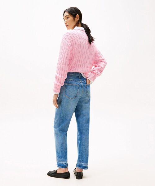 TOMMY HILFIGER(トミーヒルフィガー)の「クラシックストレートジーンズ(デニムパンツ・レディース・インディゴブルー・26inch/28inch/27inch)」の3枚目の写真