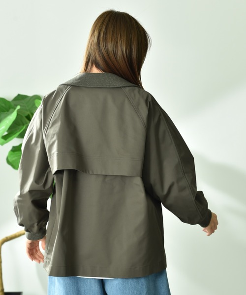 INTERPLANET(インタープラネット)の「エステルレイヤートレンチコート(その他アウター・レディース・カーキ/アイボリー/ネイビー・FREE)」の8枚目の写真