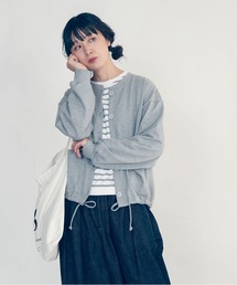 SOLAMONAT（ソラモナ）の「ペンネ天竺　ドローコードカーディガン（カーディガン/ボレロ）」